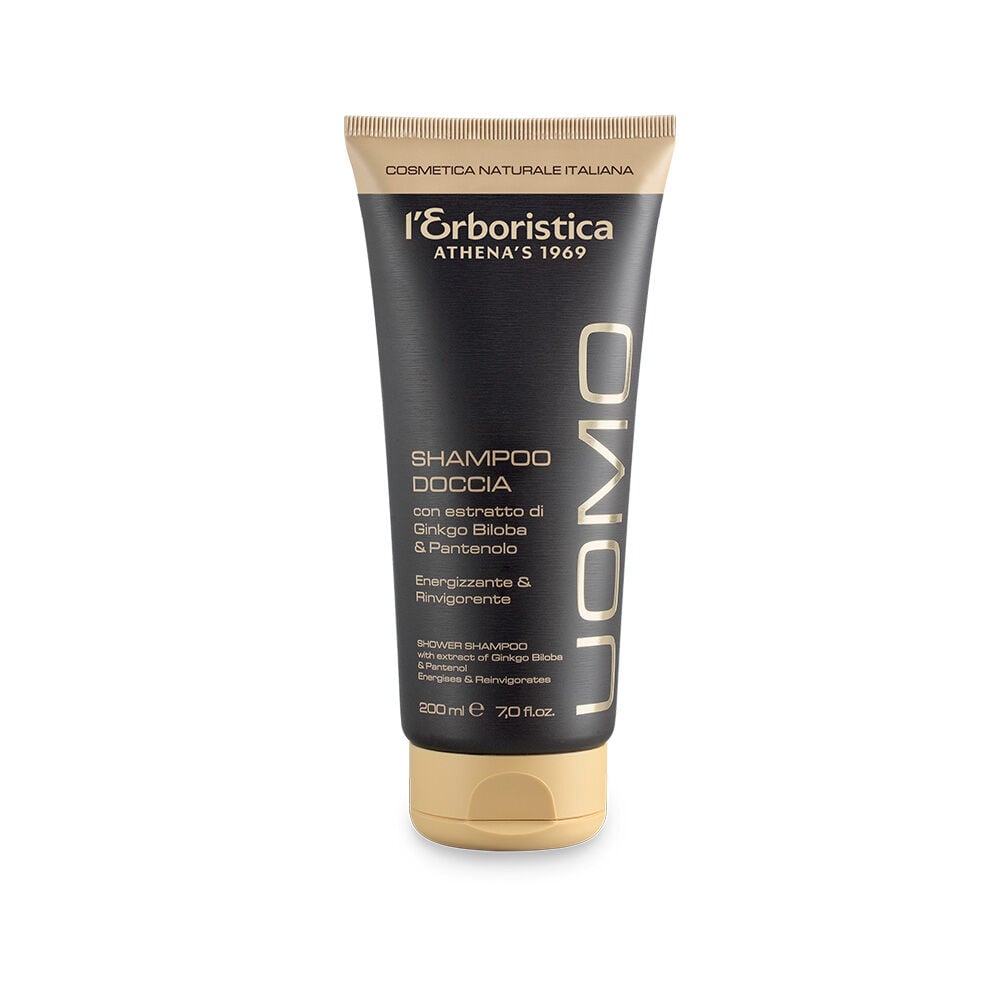 L'Erboristica Uomo Ginkgo Biloba & Pantenolo Shampoo Doccia 200 ml, , large