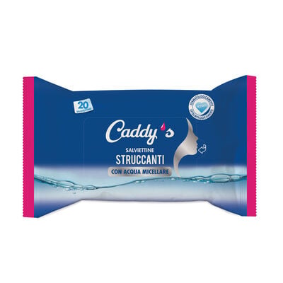 Caddy's Salviette Struccanti con Acqua Micellare 20 Pezzi