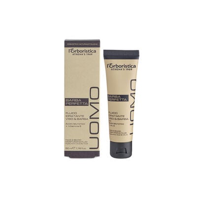 L'Erboristica Uomo Fluido Idratante Viso & Barba 50 ml
