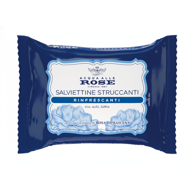 Acqua alle Rose Salviettine Struccanti Rinfrescanti 20 Pezzi