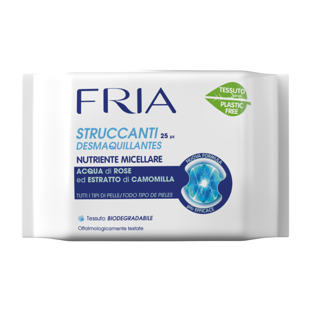 Fria Struccanti Nutriente Micellare 25 Salviettine, , large