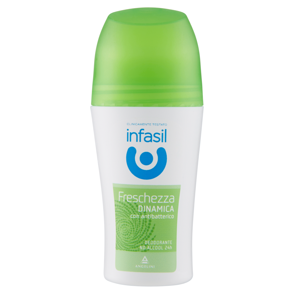Infasil Freschezza Dinamica Deodorante Roll-On con Antibatterico 50 ml, , large