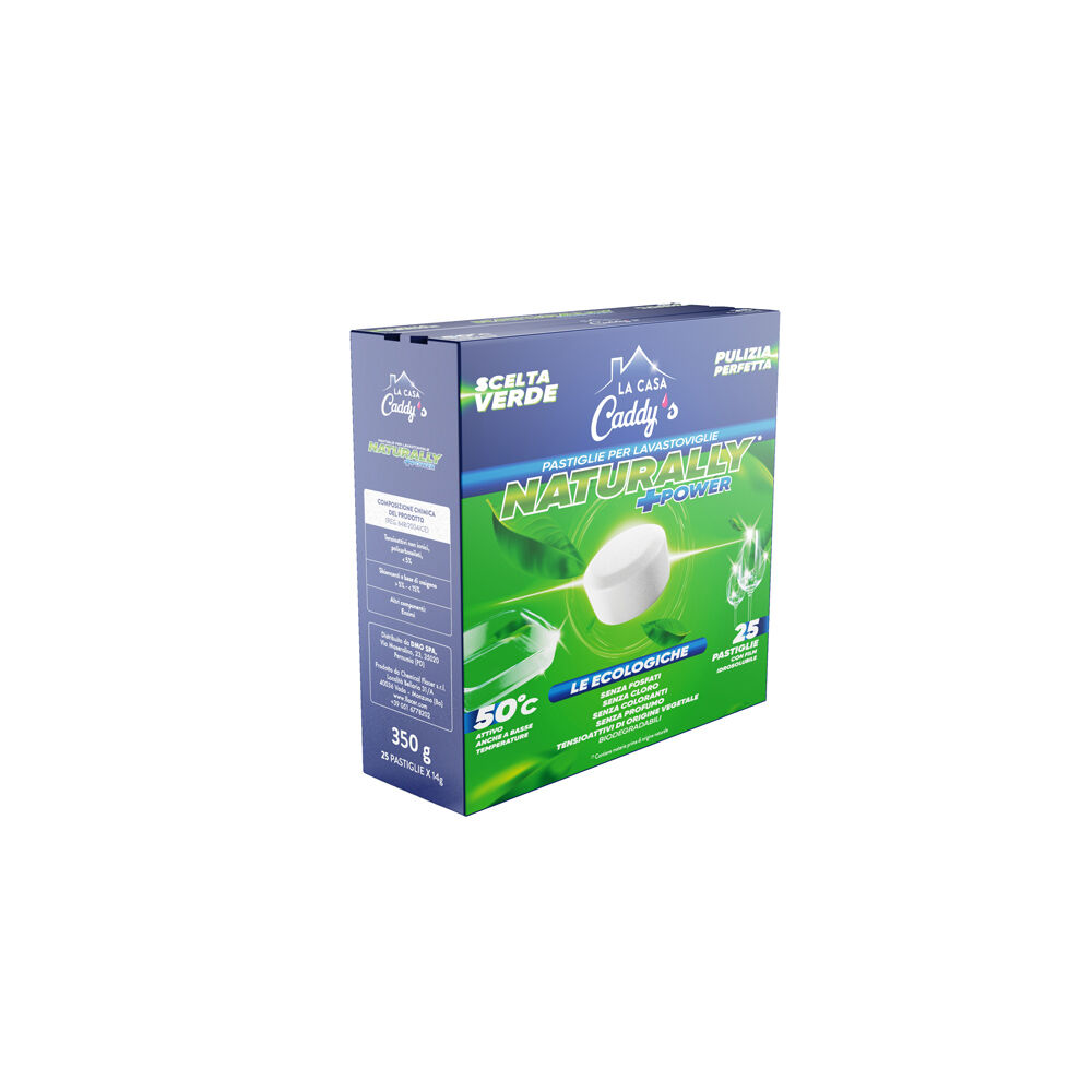 Caddy's Tabs Lavastoviglie Naturally 25 Pezzi , , large