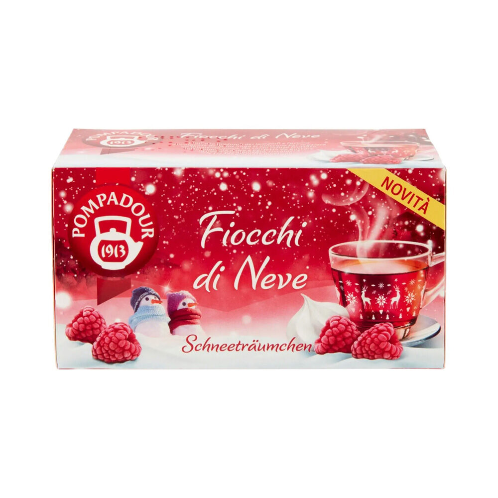 Pompadour Infuso Fiocchi di Neve 20 filtri 45 g	, , large