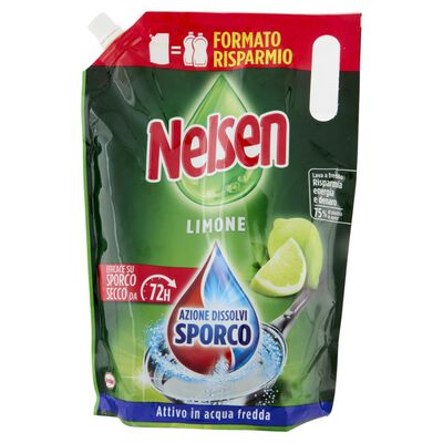 Nelsen Detersivo piatti Limone Refill 1800 ml