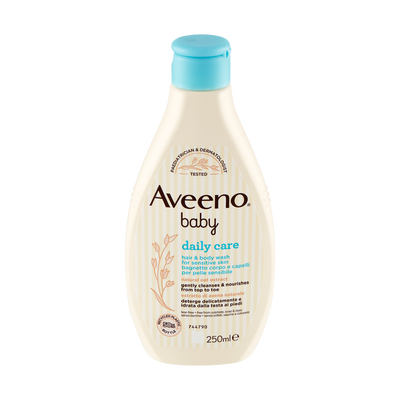 Aveeno Baby Daily Care Bagnetto Corpo e Capelli per Pelle Sensibile 250 ml