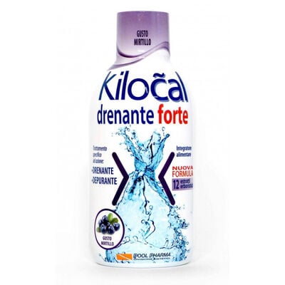 Kilocal Drenante Forte Integratore Alimentare Mirtillo 500 ml