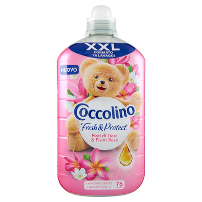 Coccolino Ammorbidente Concentrato Tiar&egrave; e Frutti Rossi 76 Lavaggi