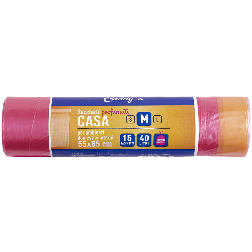 Caddy's Sacchetti Profumati M Rosa 55x65 15 Pezzi, , large