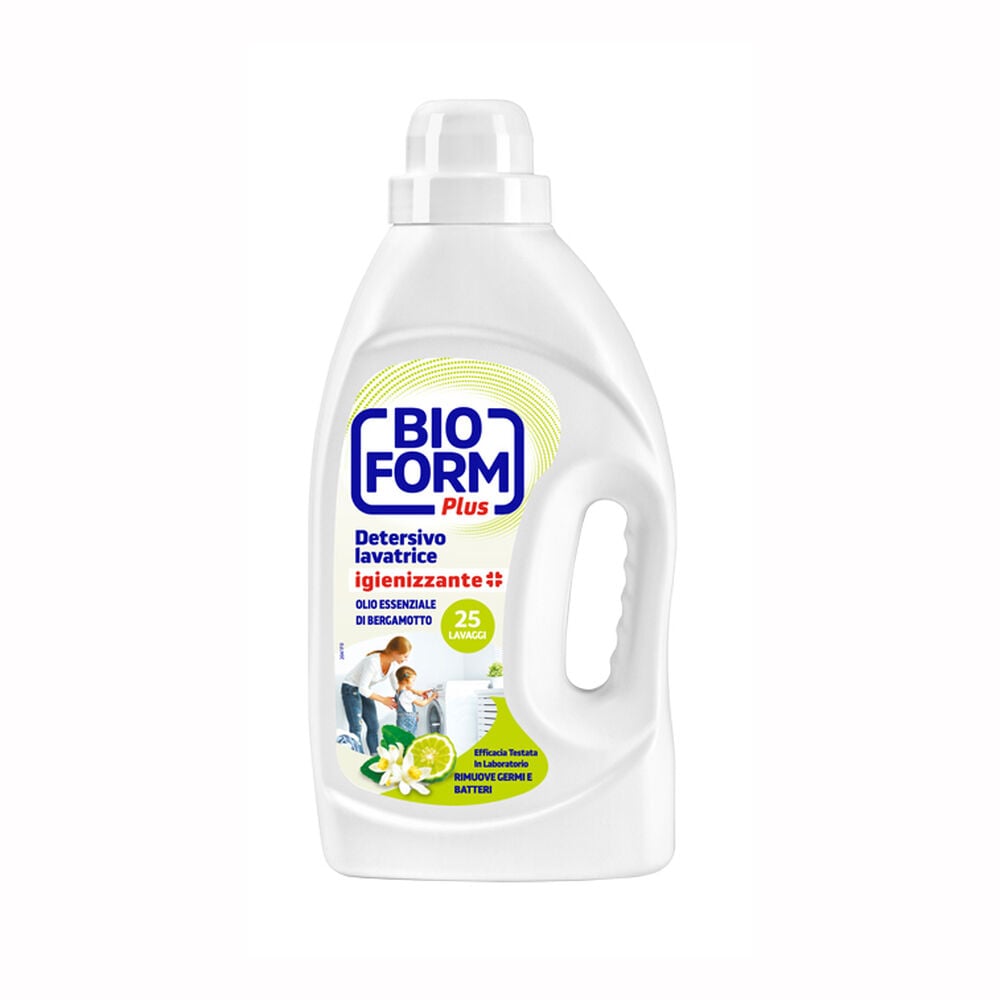 Bioform Plus Detersivo Igienizzante Bergamotto 25 Lavaggi, , large