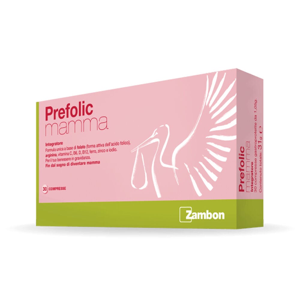 Prefolic Mamma Integratore 400mcg 30 Compresse, , large