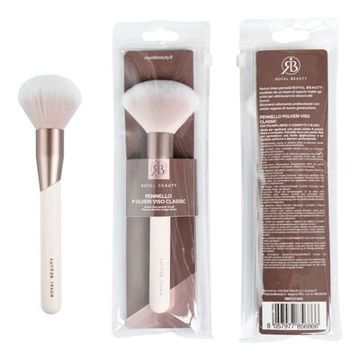 Royal Beauty Pennello Professionale Rosa per Polveri Viso