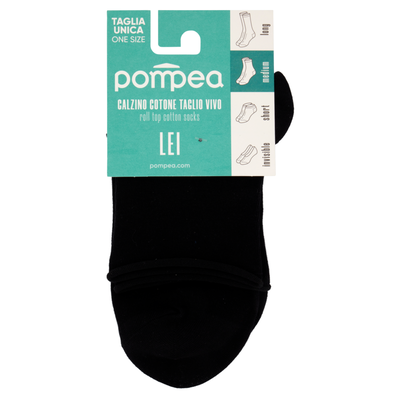 Pompea Calzino Isidora Nero Taglia Unica