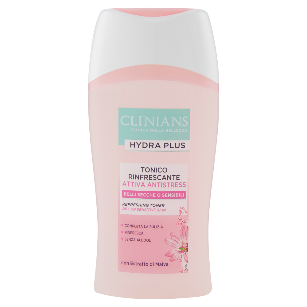 Clinians Hydra Plus Tonico Rinfrescante Attiva Antistress 200 ml, , large