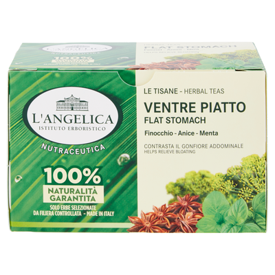 L'Angelica Nutraceutica le Tisane Ventre Piatto 20 Filtri 40 g
