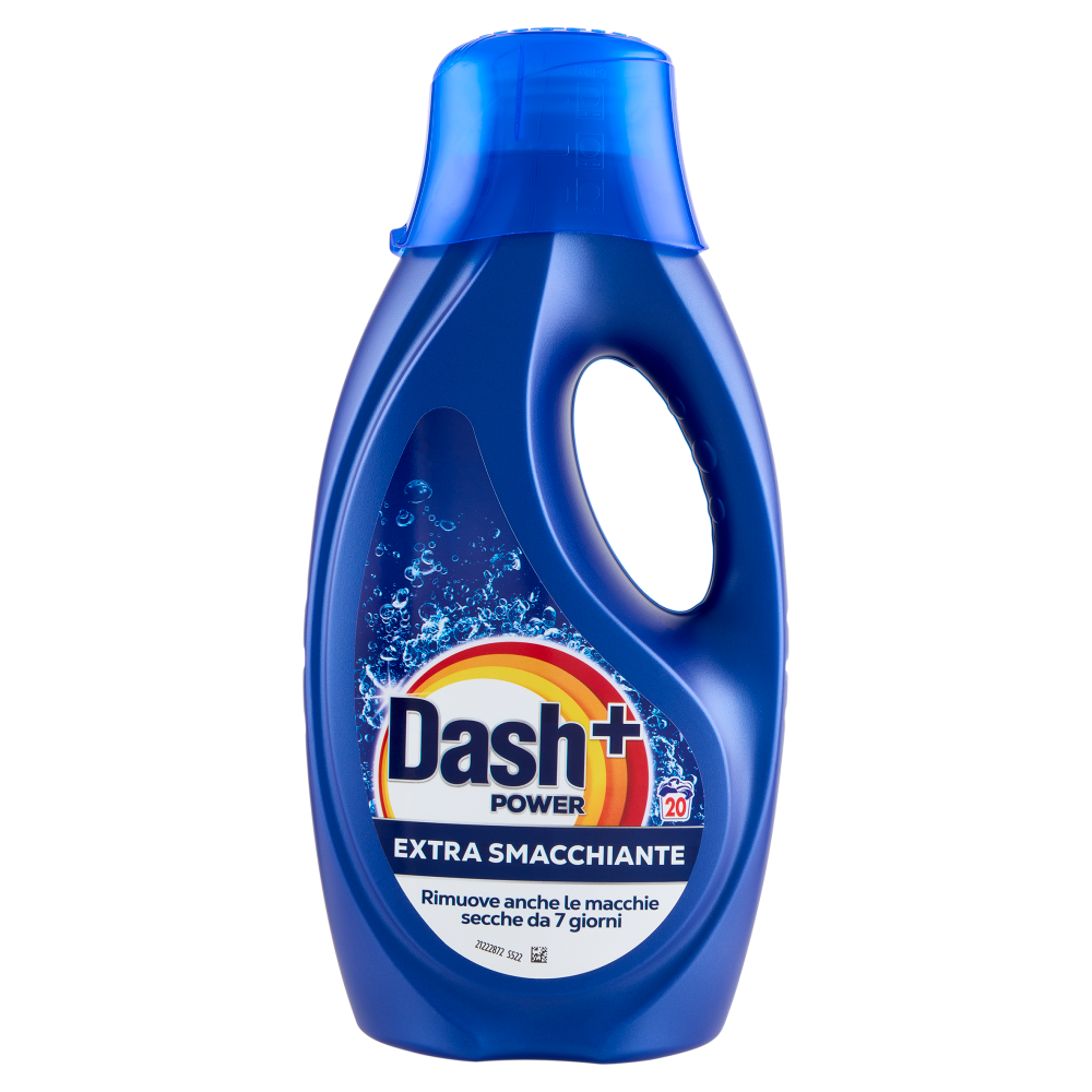 Dash Power Detersivo Lavatrice Liquido Azione Extra Smacchiante 20 Lavaggi, , large