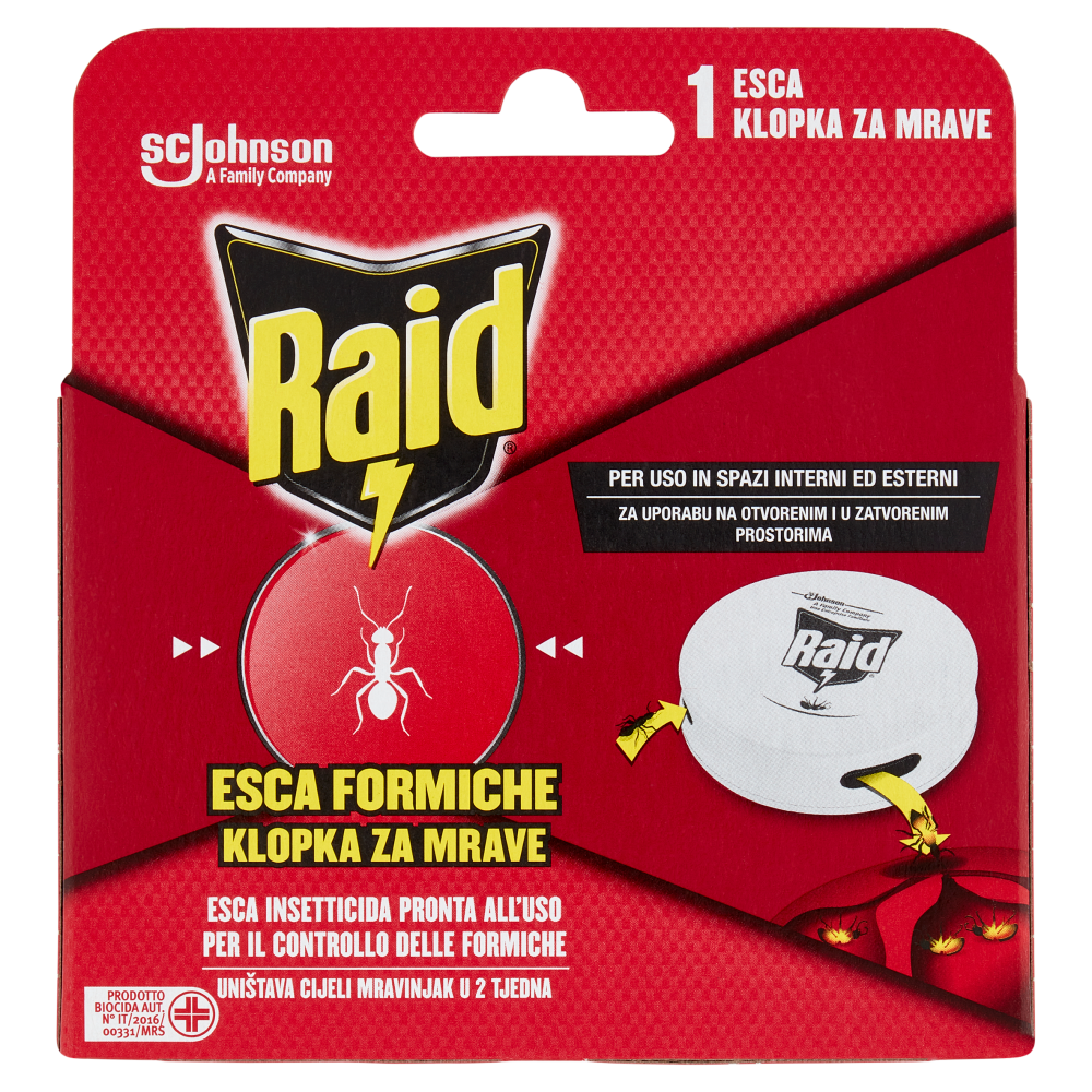 Raid Esca Formiche Insetticida 1 pezzo, , large