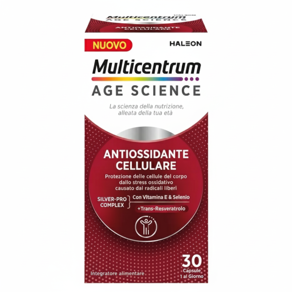 Multicentrum Age Science Antiossidante Cellulare Integratore antiossidante 30 Capsule, , large