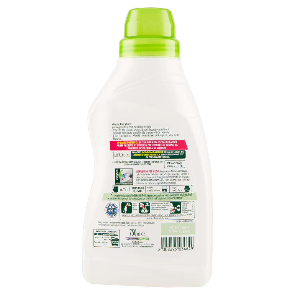 Winni's Anticalcare Lavatrice 750 ml, , large