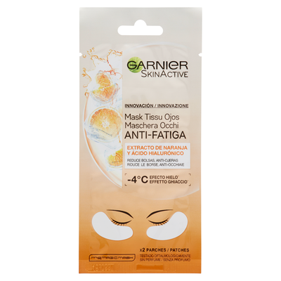 Garnier Skincare Maschera Occhi Anti Fatica con Acqua di Cocco e Acido Ialuronico
