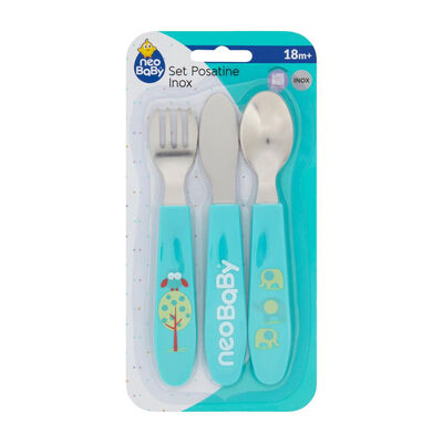 Neo Baby Set posate inox 3 pezzi	