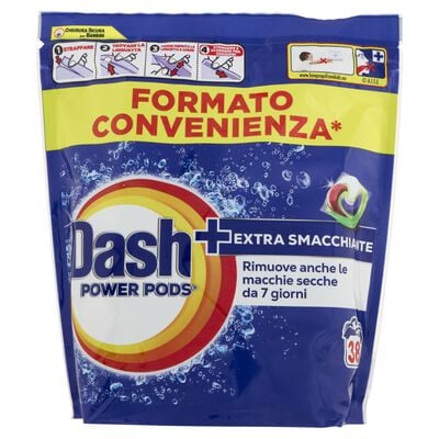 Dash Power Pods Detersivo Lavatrice In Capsule 38 Lavaggi