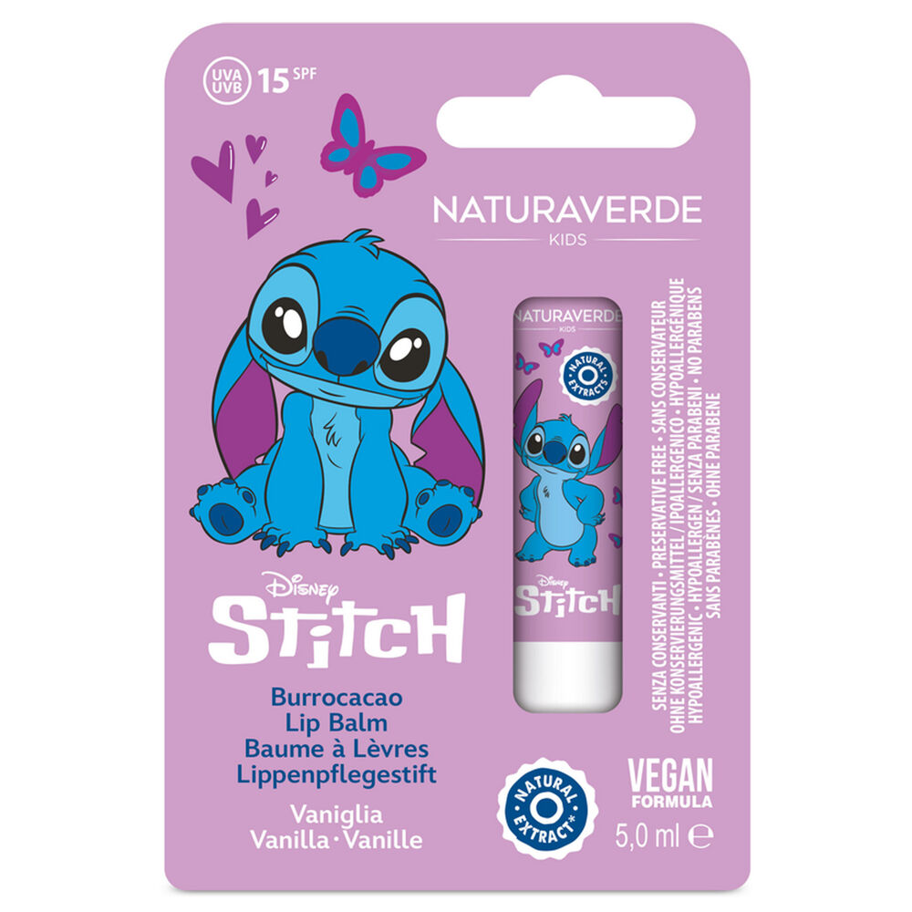 Naturaverde Kids Burrocacao alla Vaniglia con Stitch Spf 15, , large