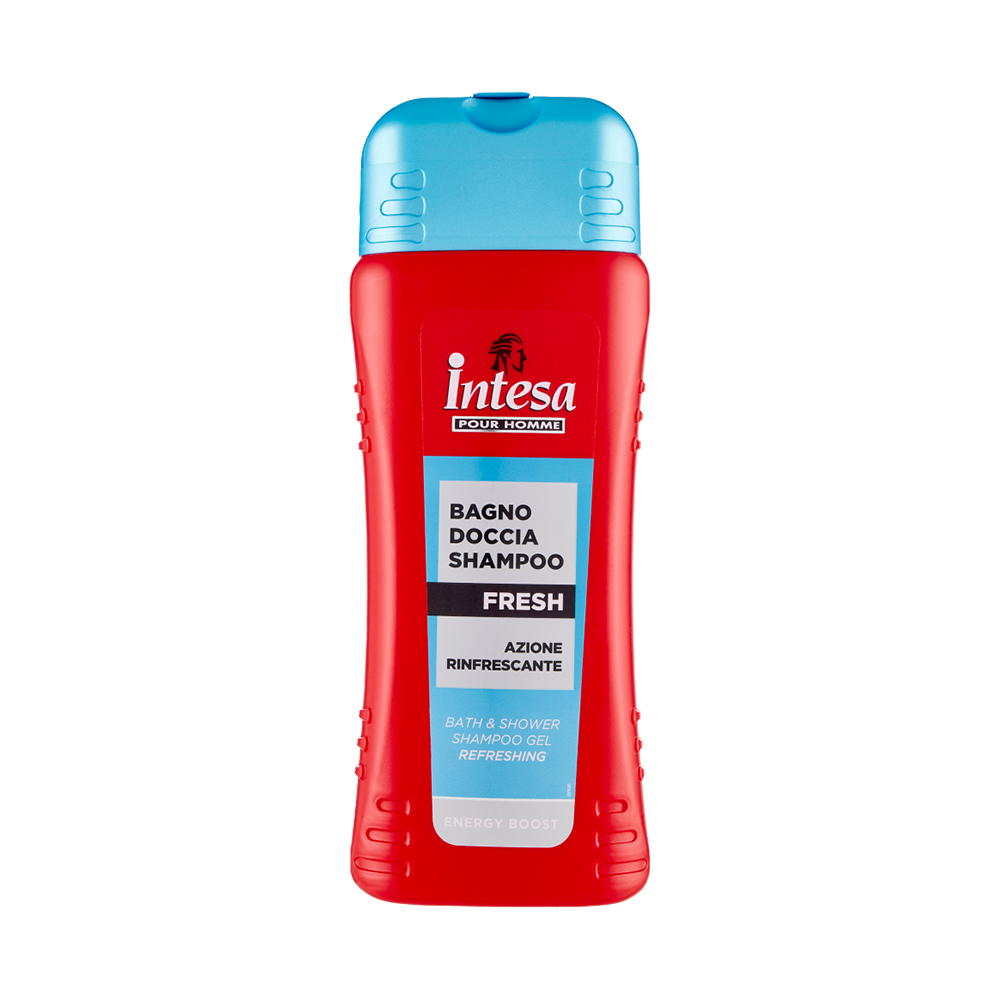Intesa Pour Homme Bagno Doccia Shampoo Fresh Azione Rinfrescante 500 ml, , large