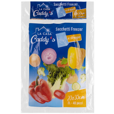 Caddy's Sacchetti Gelo a Strappo 20x35cm 25 Pezzi