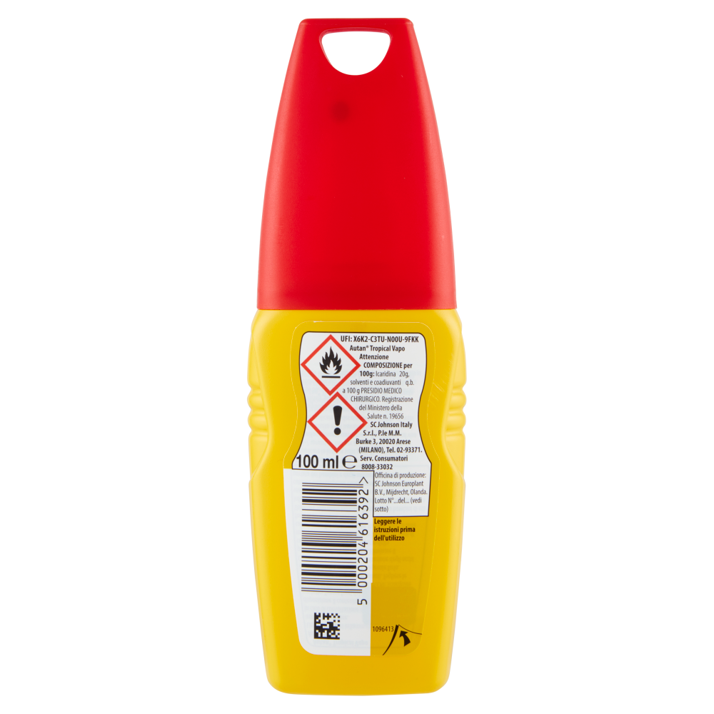 Autan Tropical Vapo Insetto Repellente e Antizanzare Comuni e Tropicali 100ml, , large
