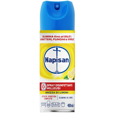 Napisan Spray Disinfettante Milleusi Brezza di Limoni 400 ml