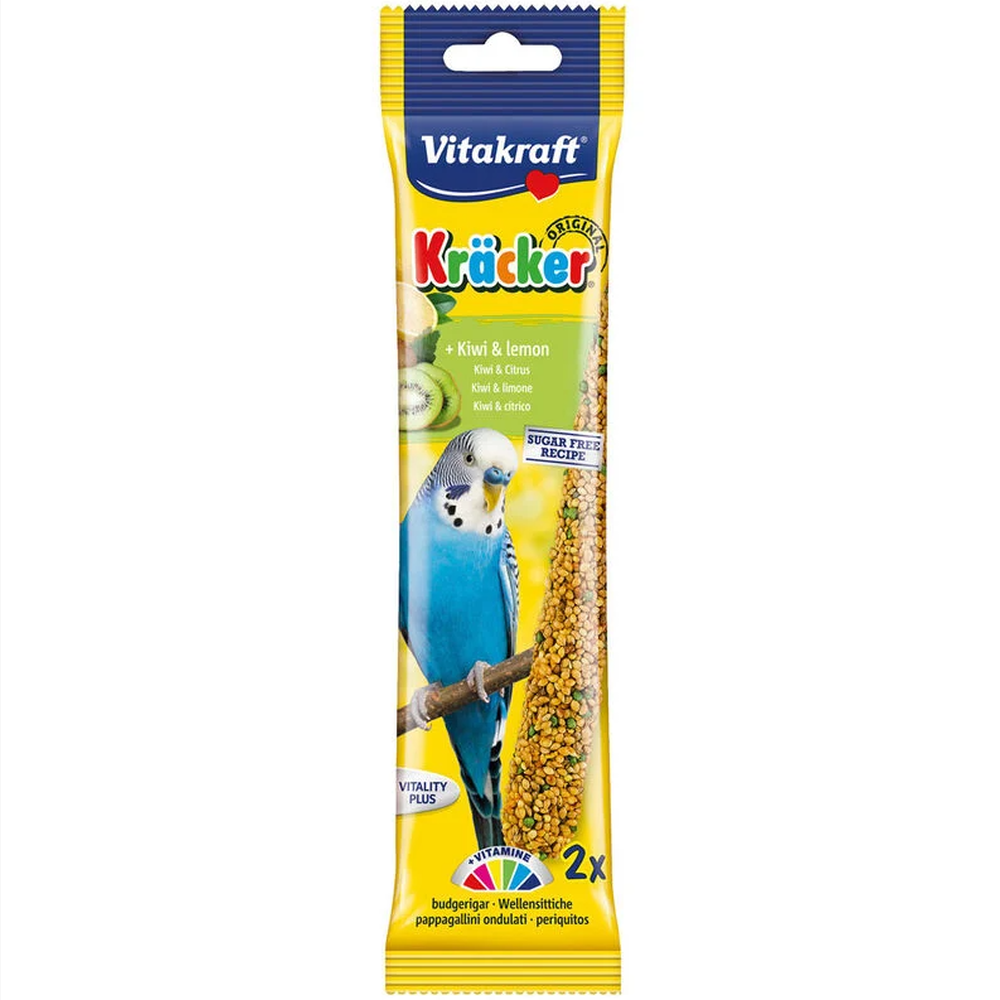 Vitakraft Kracker per Pappagallini Kiwi e Limone 60gr, , large