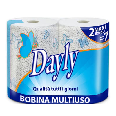 Dayly Bobina Multiuso Carta Spessa 2 Veli 