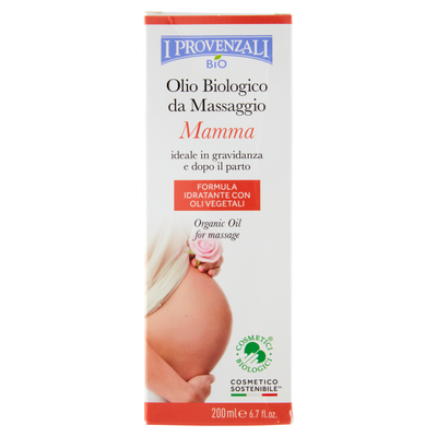 I Provenzali Bio Olio Biologico da Massaggio Mamma 200 ml