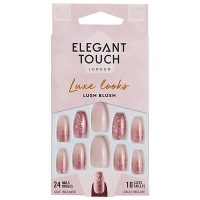 Elegant Touch Unghie Finte Lush Blush Lucide