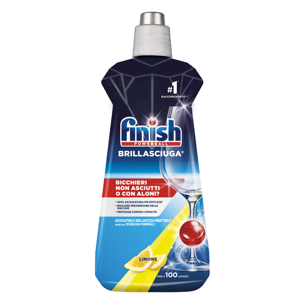 Finish Brillasciuga Lemon Brillantante Lavastoviglie 500 ml, , large