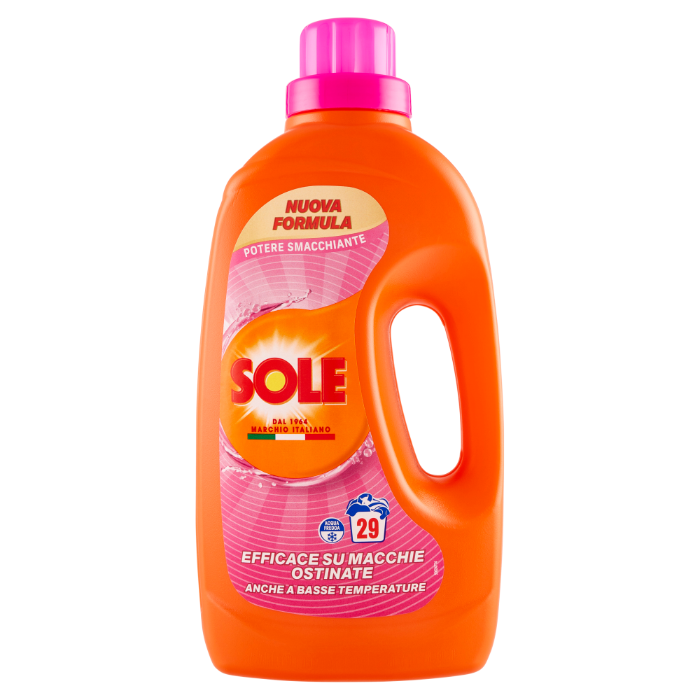 Sole Detersivo Lavatrice Potere Smacchiante 29 Lavaggi, , large