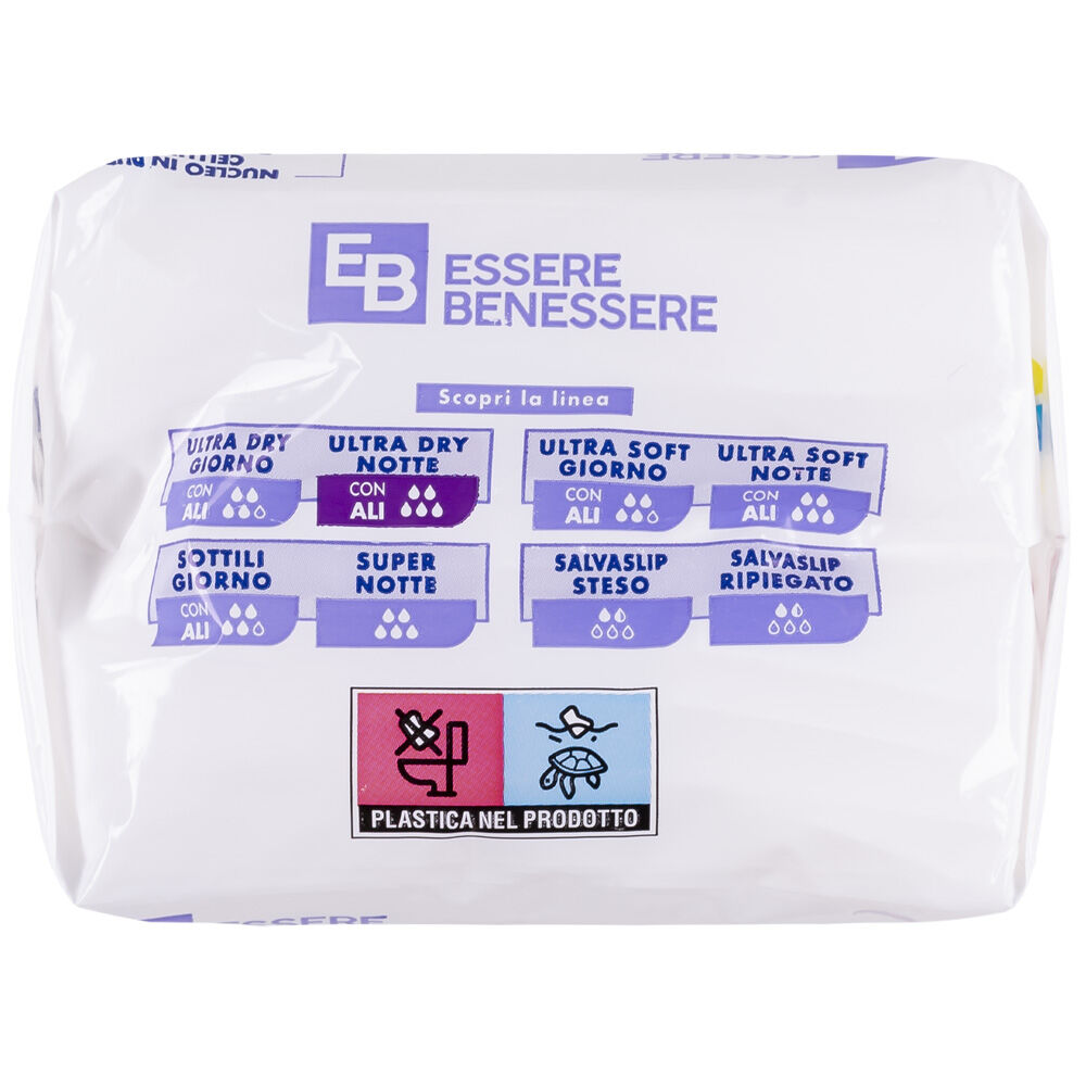 Essere Bessere Ultra Dry con Ali Notte 10 Assorbenti, , large