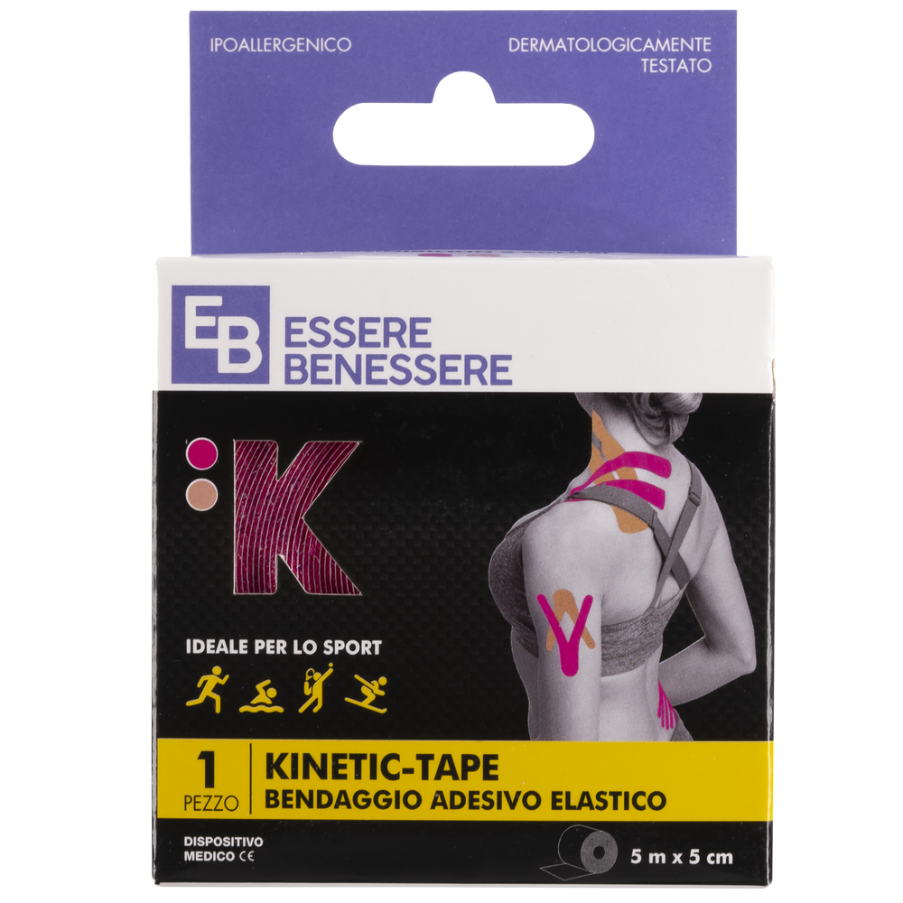 Essere Benessere Kinetik Pelle/Fucsia 5mx5cm 1pz, , large