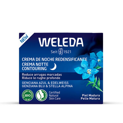 Weleda Blu Gencentiana e Stella Alpina Crema Ridensificante Notte 40 ml