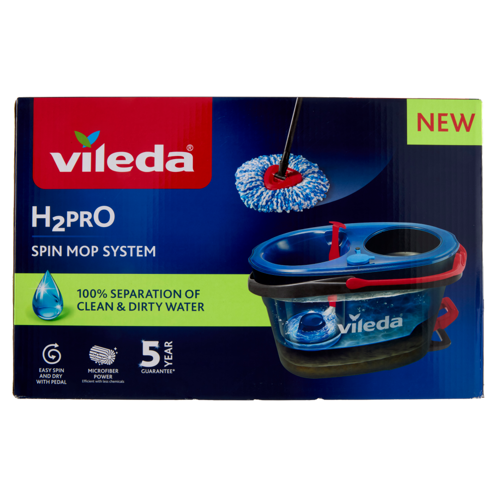 Vileda H2Pro Spin Mop Sistema, , large