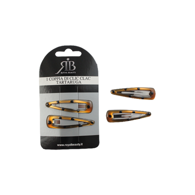 Royal Beauty Coppia Clic Clac Tartaruga