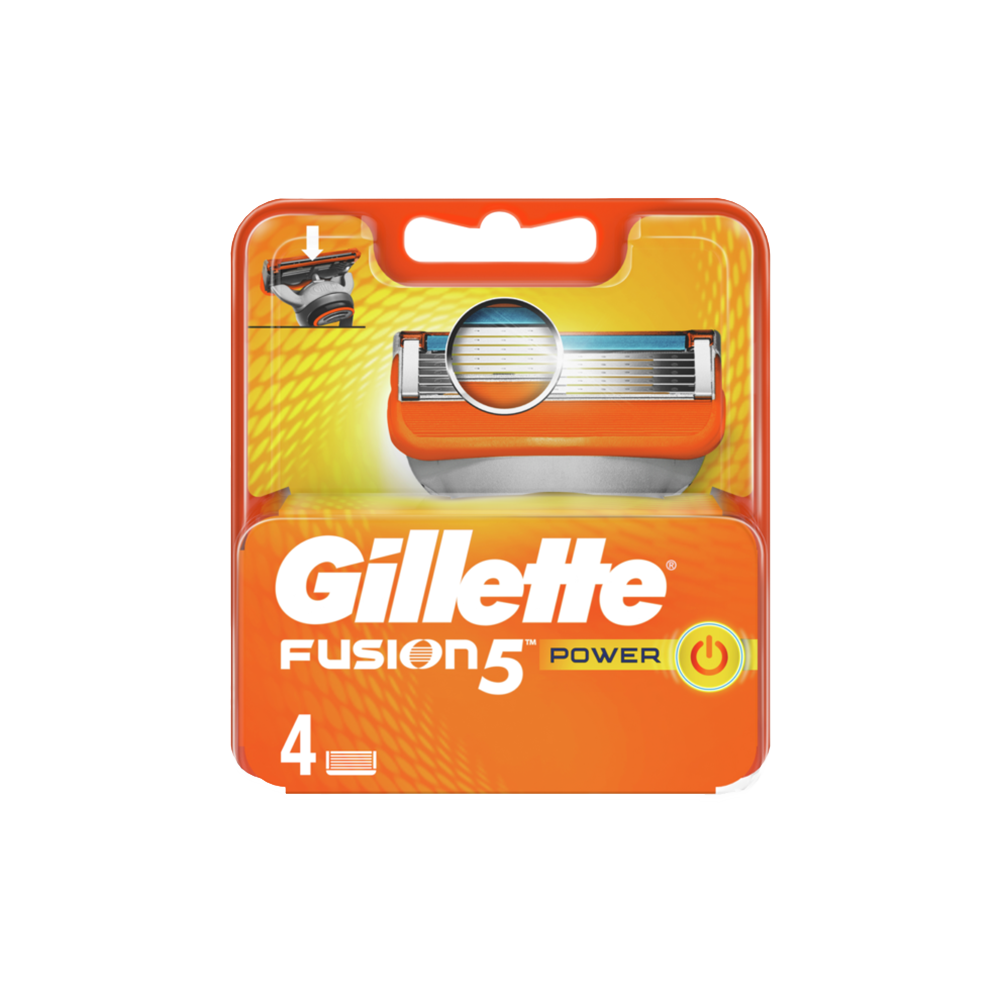 Gillette Fusion5 Power 4 Lame per Rasoio, , large