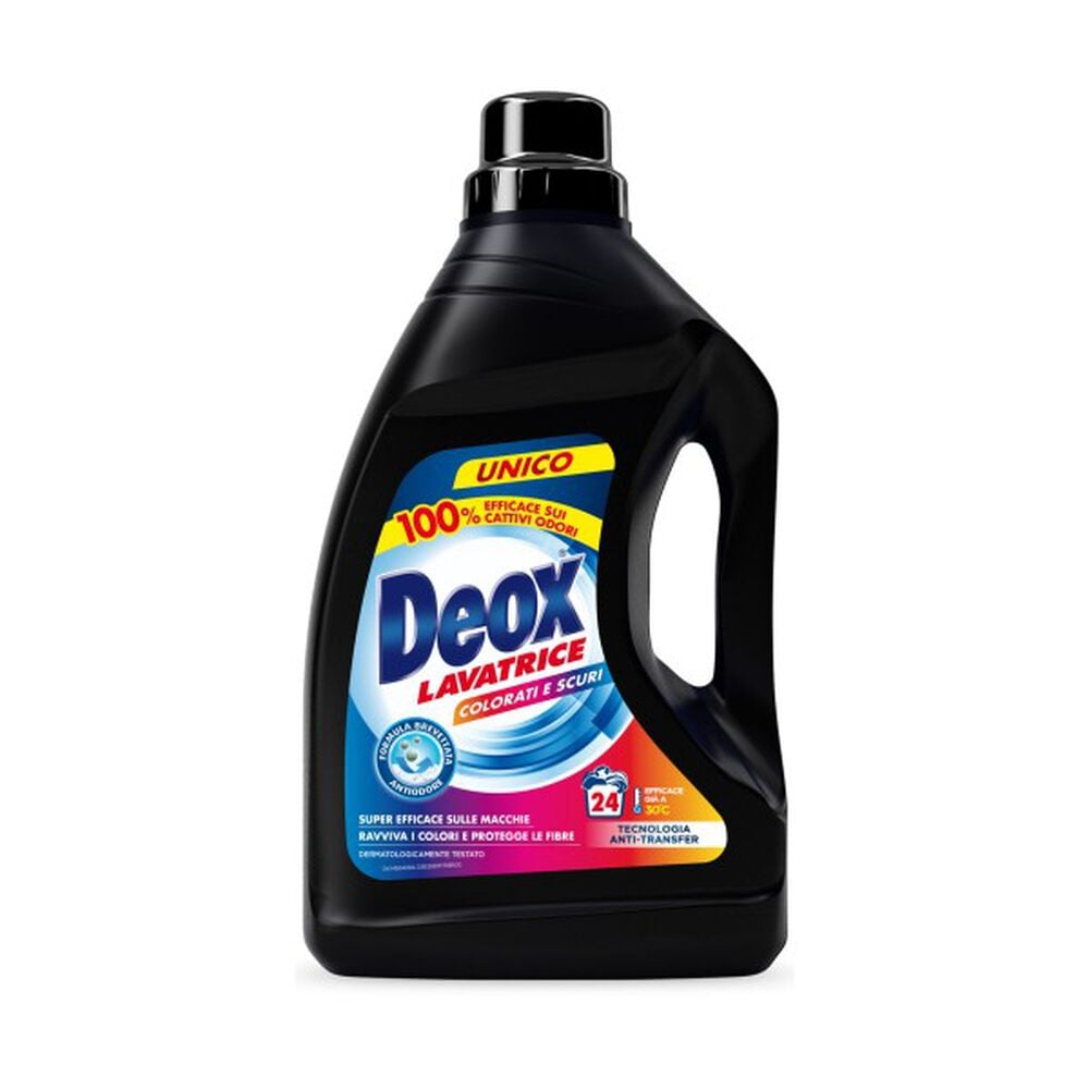 Deox Detersivo Lavatrice Capi Colorati e Scuri 24 Lavaggi, , large