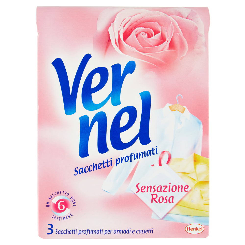 Vernel Blu Sacchetti Bucato Profumati Assortiti, , large