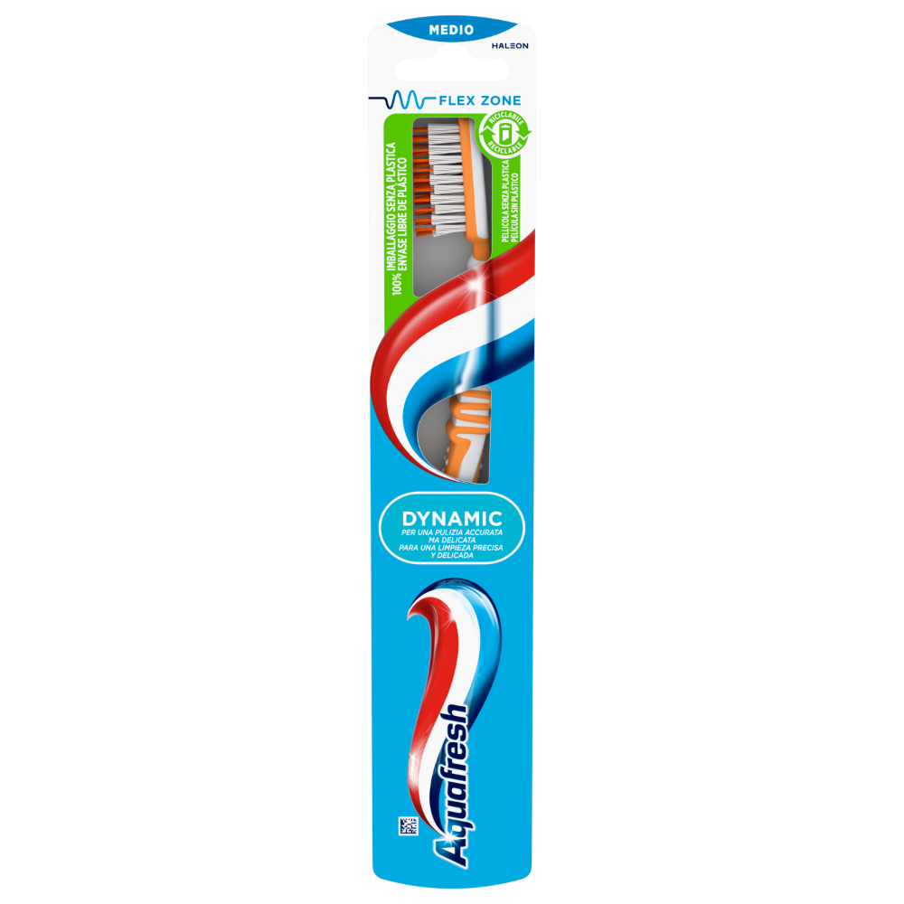 Aquafresh Dinamic Medium Spazzolino, , large