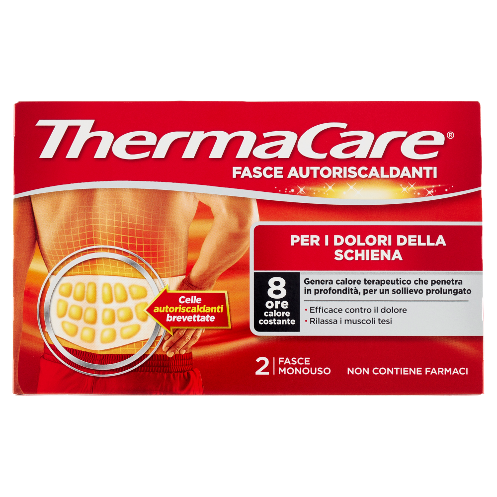 ThermaCare Fasce Autoriscaldanti per i Dolori della Schiena 2 Pezzi, , large