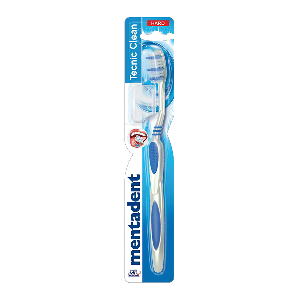 Mentadent Spazzolino Tecnic Clean Hard, , large