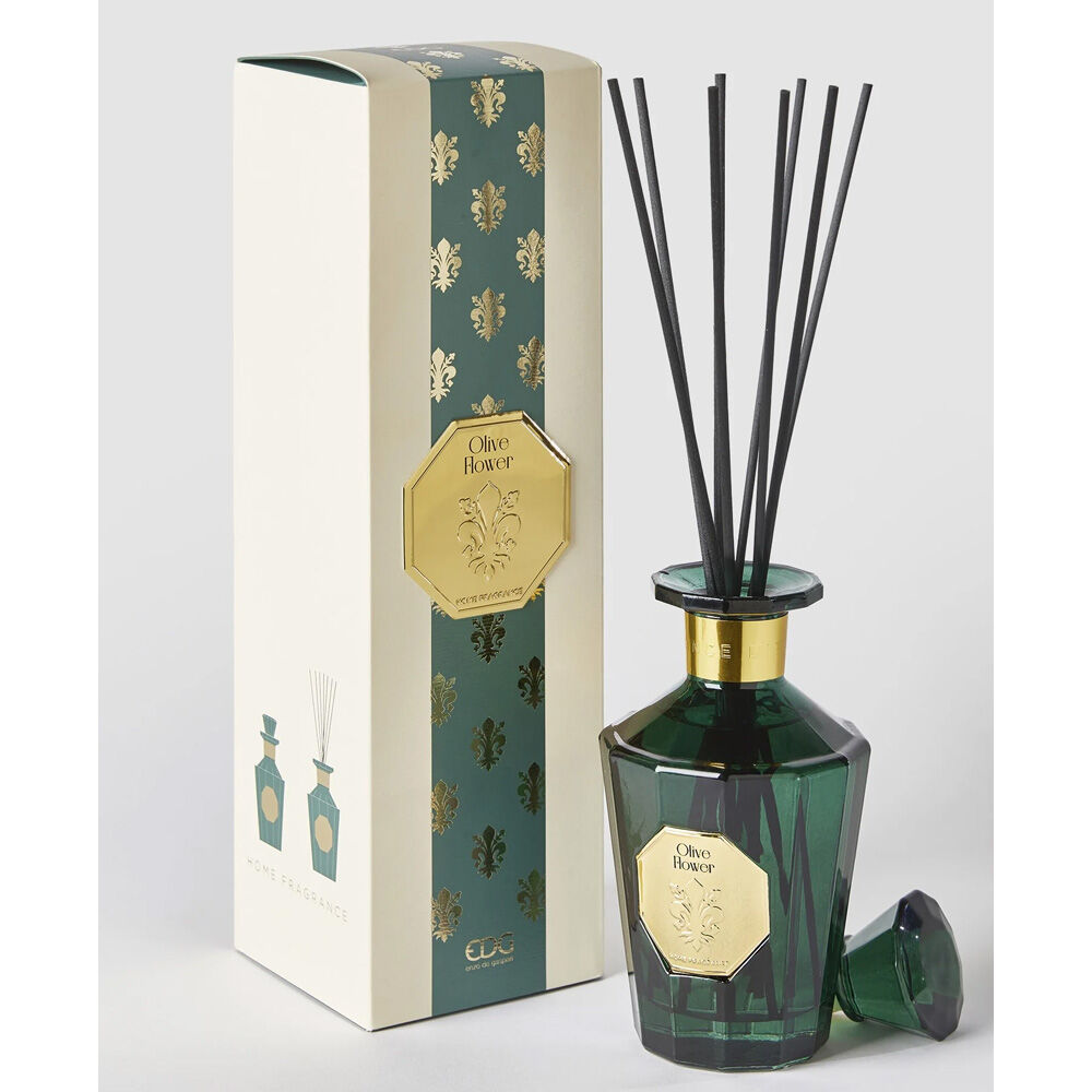 EDG Profumatore per Ambiente Goldlily Olive Flower con Bastoncini 500ml	, , large