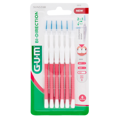 Gum Bi-Direction Scovolino mm 1.2 ISO Size3 6 Pezzi